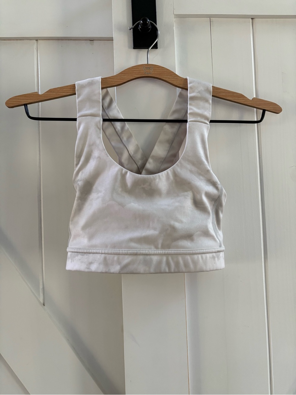 Lululemon Marble Wash Thick Cross Back Sports Bra Size 4